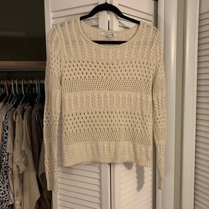 Off white knit sweater, from Forever 21